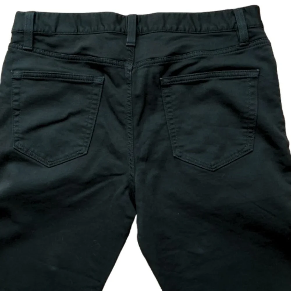 Banana Republic Men's Traveler Jeans Dark Olive 34 x 32 Slim Fit Cotton Straight